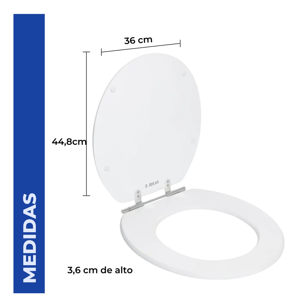 TAPA INODORO MADERA LAQUEADA OVAL
