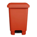 BASURERO C/PEDAL ROJO (72x33x44cm) 50L