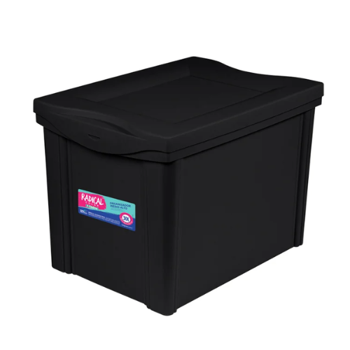 CAJA ORGANIZADORA ALTA NEGRA 30L