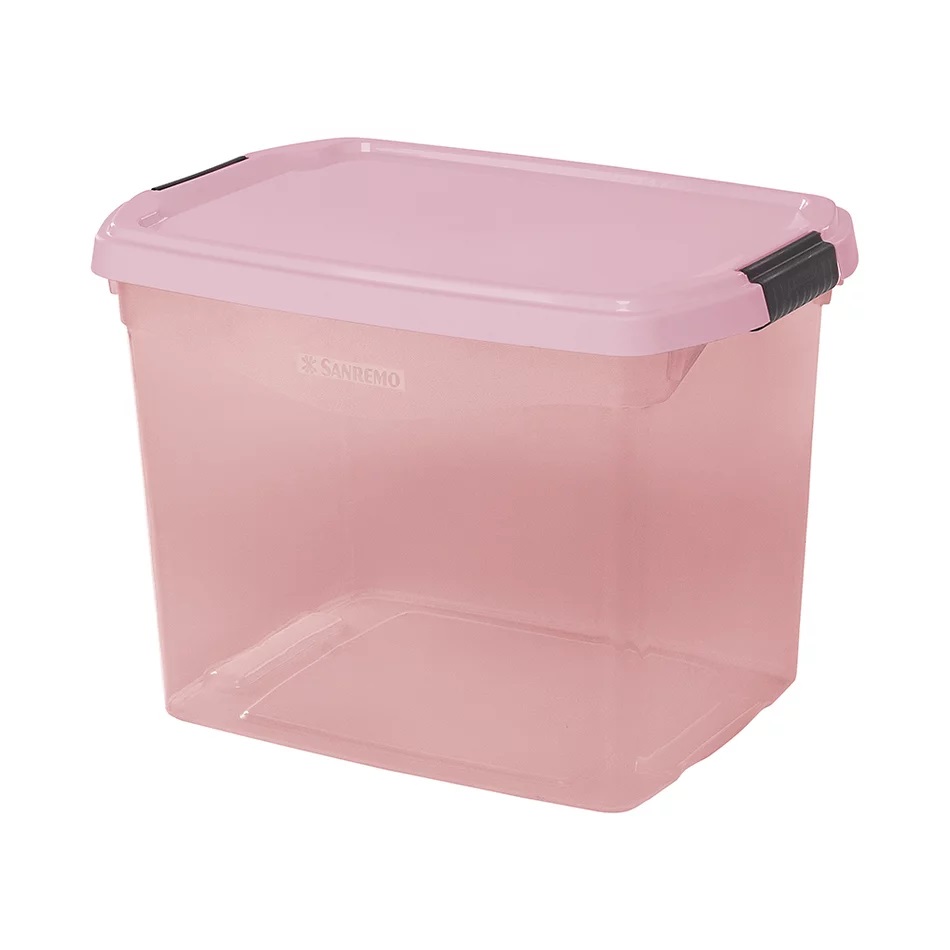 *CAJA ORGANIZADORA MEDIANA 11lts ROSA