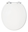 TAPA INODORO MADERA LAQUEADA OVAL UNIVERSAL