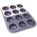 MOLDE CARBONO 12 MUFFIN 35x26,5x2,6cm