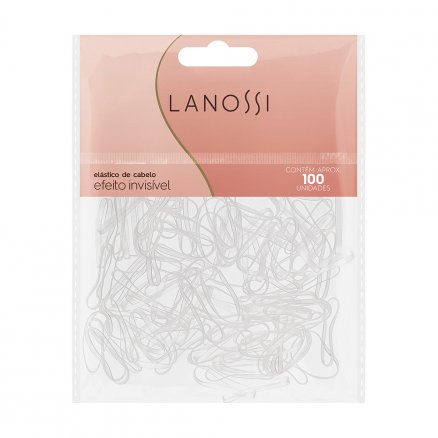 ELASTICO P/CABELLO TRANSPARENTE X100