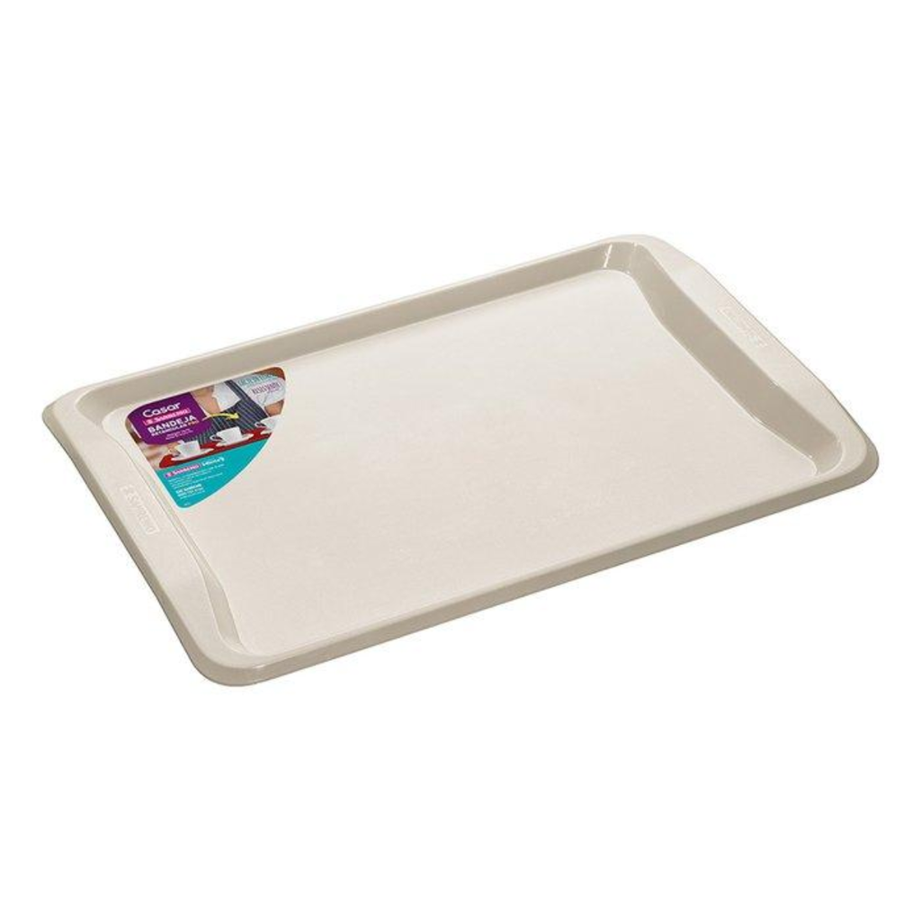 BANDEJA RECTANGULAR PRO BEIGE 49x34cm