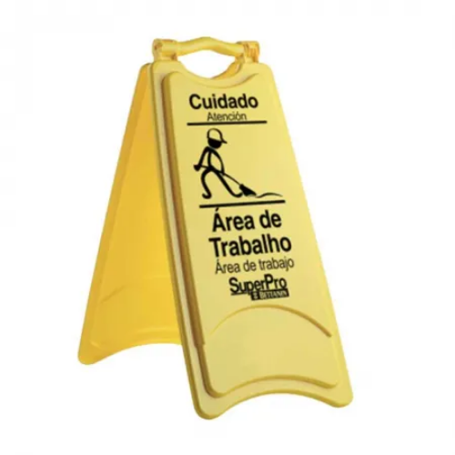 PLACA SEÑALIZADORA &quot;ÁREA DE TRABAJO&quot;