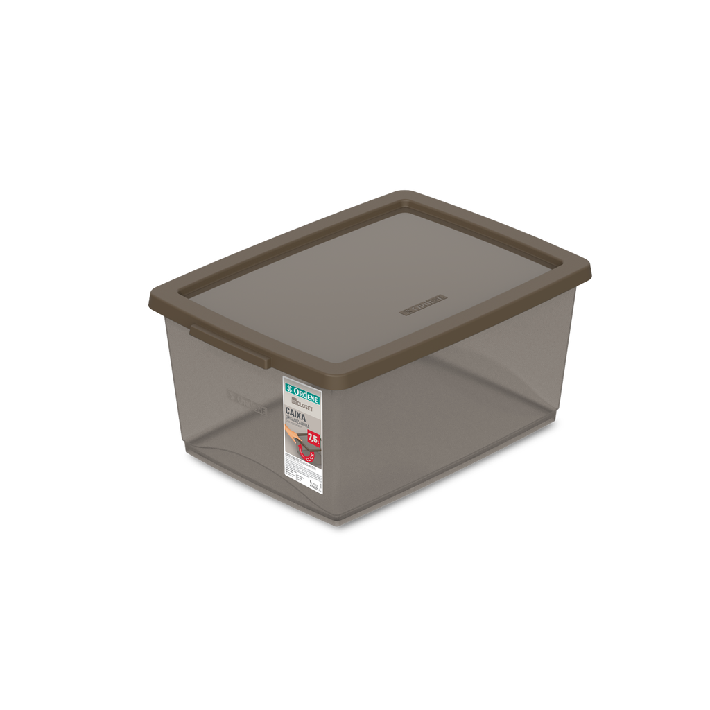 CAJA ORGANIZADORA 7.5 Lts OSCURA