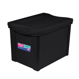 [OR21259N] CAJA ORGANIZADORA ALTA NEGRA 30L