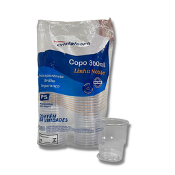 [CN-200TR] VASO 200ml TRANSPARENTE NOBILE PS (1/50)