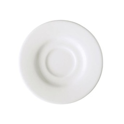 [PA900124] PLATO P/TAZA CAFÉ 94CC - 13,2cm BLANCO PORCELANA ACTUALITE