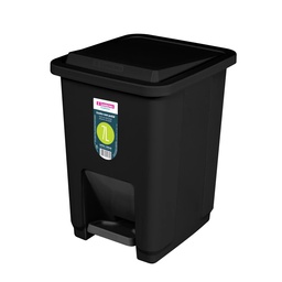 [SR2207/20] BASURERO 7lts TAPA Y PEDAL NEGRO