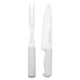 [7800-2FG] CUCHILLA Y TENEDOR BLANCO