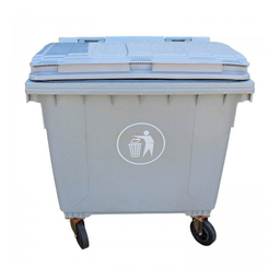 [YH3001CZ] CONTENEDOR P/BASURA 660LTS GRIS