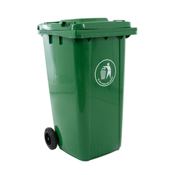 [YH3011VD] CONTENEDOR P/RES C/RUEDAS 100L VERDE