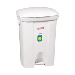 [298/01] BASURERO CON PEDAL DE 36lts - BLANCO