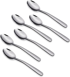 [CP6] CUCHARA DE POSTRE 6PZAS. A. INOX 14,5CM
