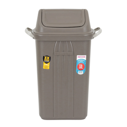 [SR283/20] BASURERO CON TAPA VAIVEN DE 30lts - GRIS