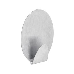 [OR30653] GANCHO METALICO OVAL C/ADHESIVO G x1