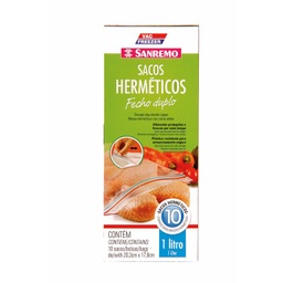 [SR373] BOLSA HERMETICA VAC C/CIERRE DOBLE 1L (10un)