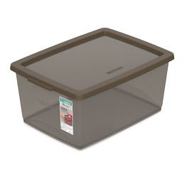 [OR80559N] CAJA ORGANIZADORA CON TRABAS 15 LITROS